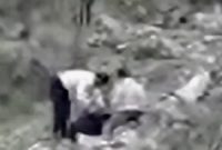 تصاویر هولناک سقوط یک زن از کوه در یاسوج (۱۶+)